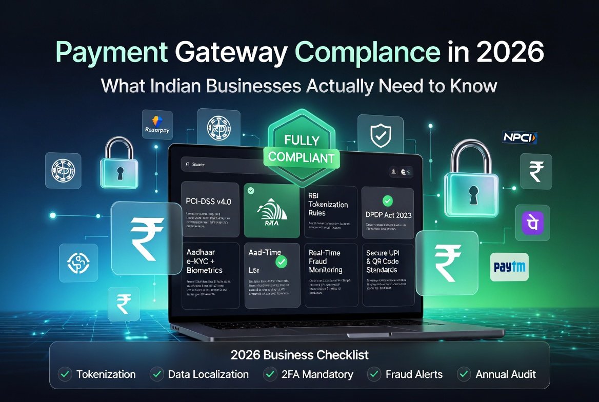 Payment gateway compliance requirements for Indian businesses in 2026