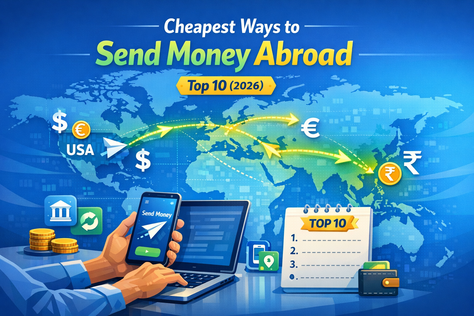 Top 10 cheapest ways to send money abroad in 2026 – secure international transfer comparison
